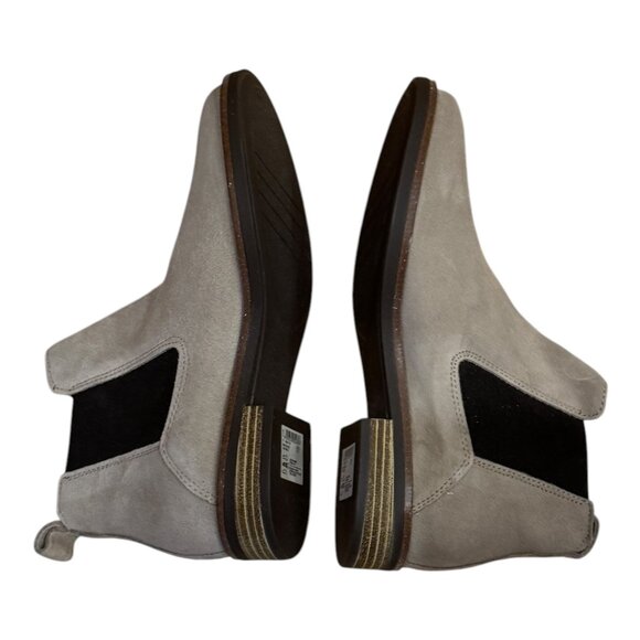 Clarks Memi Top Chelsea Boots Sand Suede Women's Size 7 M Ankle Booties New - Picture 5 of 7